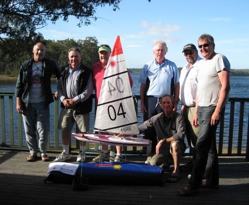 Place-getters - 2008 RC Laser Queensland state championship © Cliff Bromiley www.radiosail.com.au http://www.radiosail.com.au